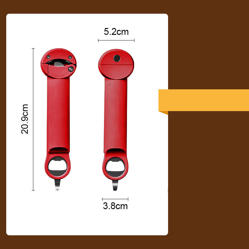Multifunctional Retractable Tin Opener