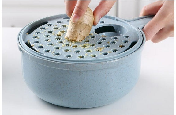 8 In 1 Vegetable Mandoline Slicer With Strainer