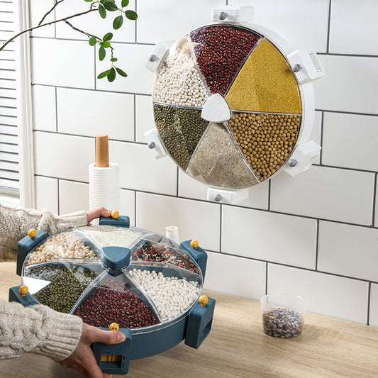 Wall-Mounted Rotating Grain Dispenser