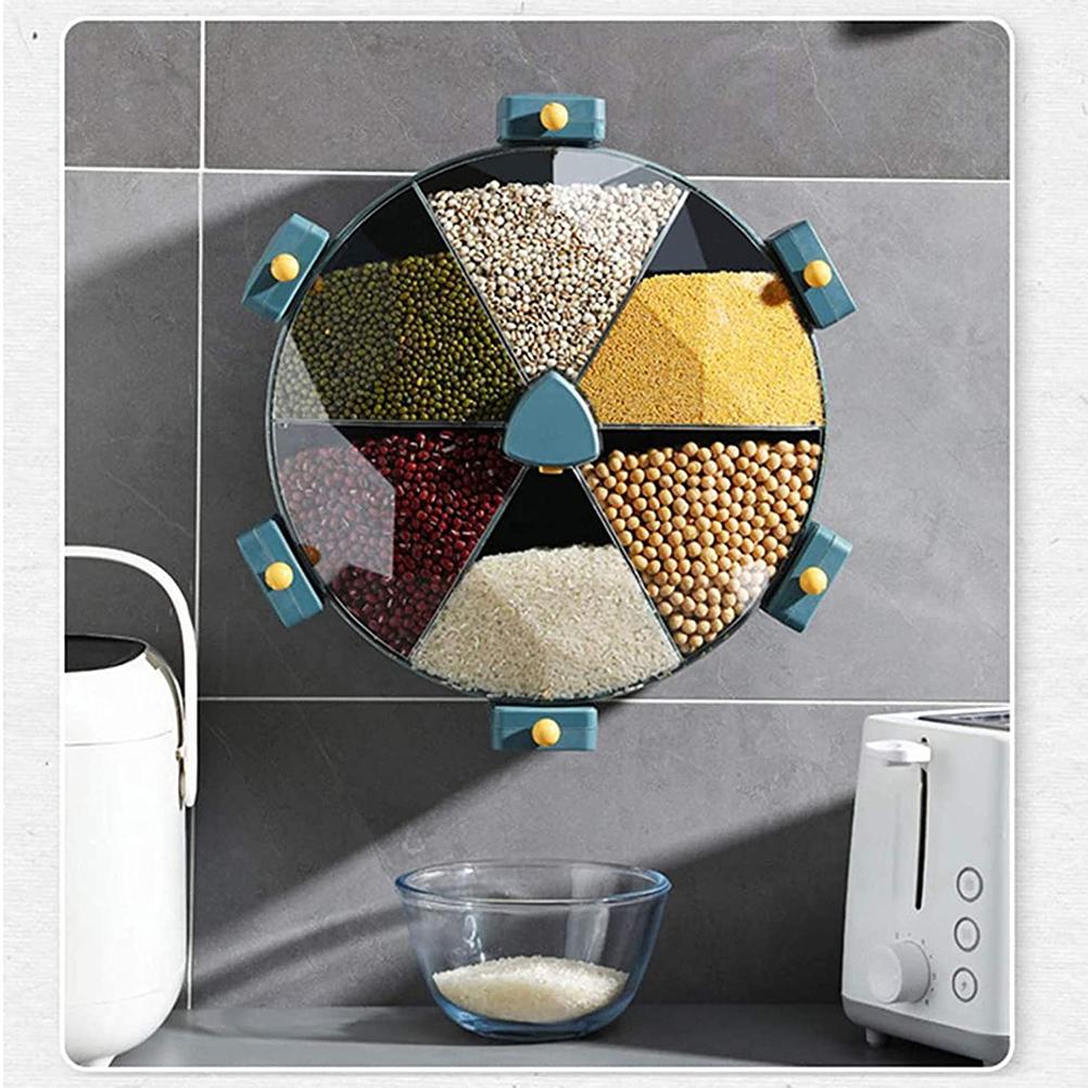 Wall-Mounted Rotating Grain Dispenser