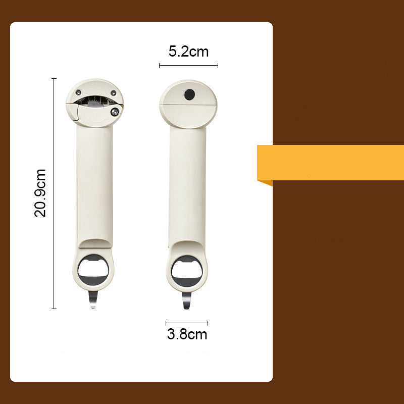 Multifunctional Retractable Tin Opener
