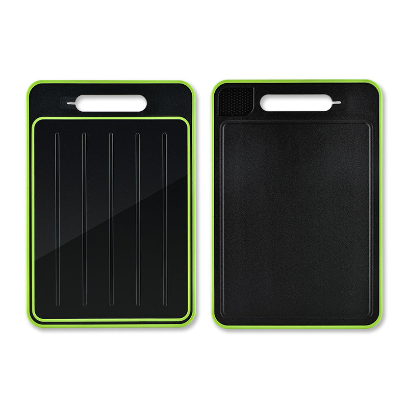 Defrosting Double-Side Cutting Board with Knife Sharpener