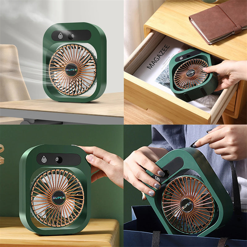 USB Multi Speed Air Conditioning Mist Fan