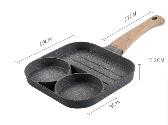 Non Stick Multi Functional 4 Hole Frying Pan