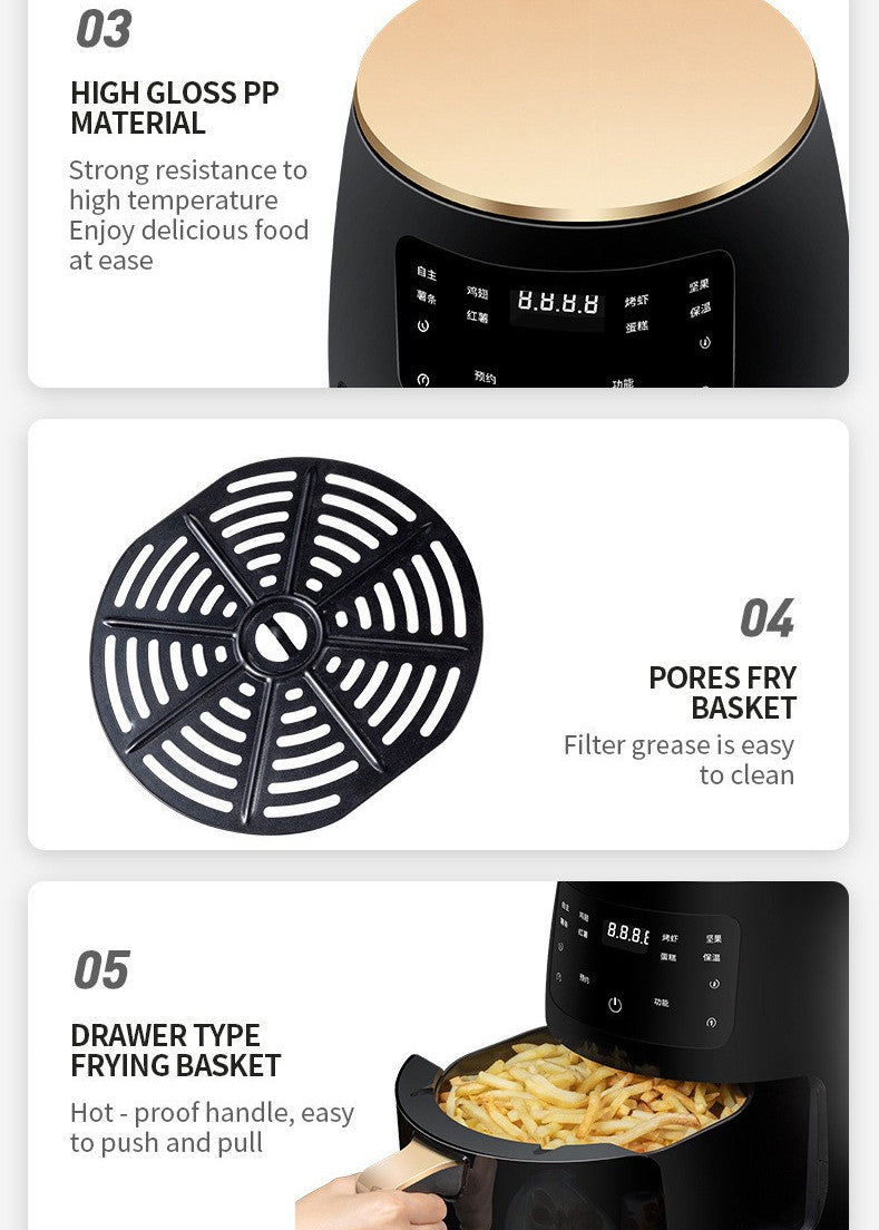 Smart Home Electric Air Fryer Device