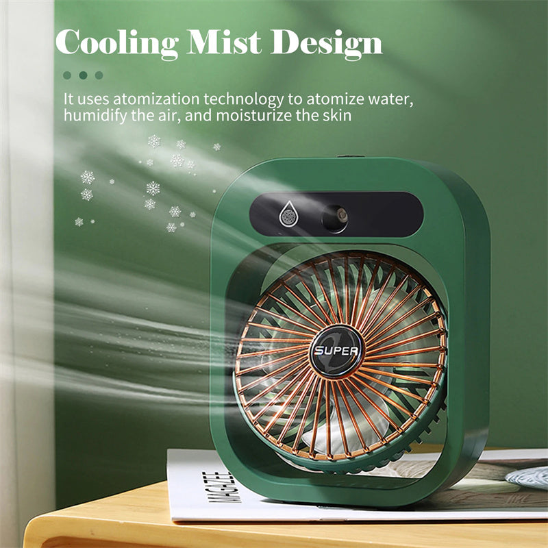 USB Multi Speed Air Conditioning Mist Fan