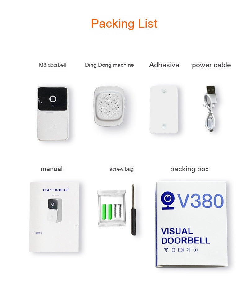Wireless Home Smart Doorbell Camera