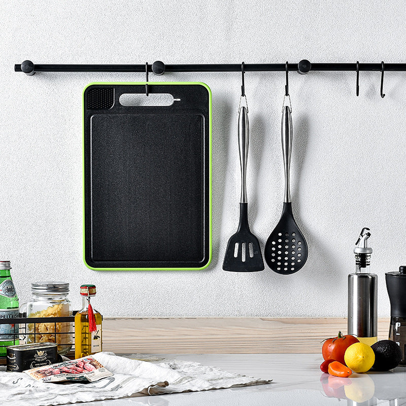 Defrosting Double-Side Cutting Board with Knife Sharpener