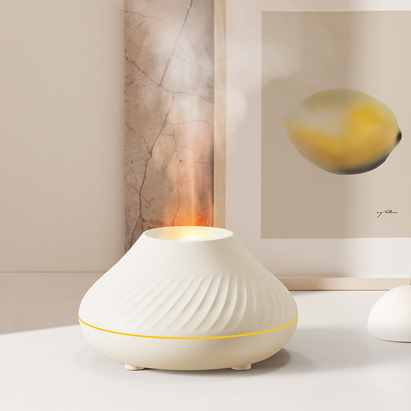 Colorful RGB Volcano Flame Aroma Diffuser