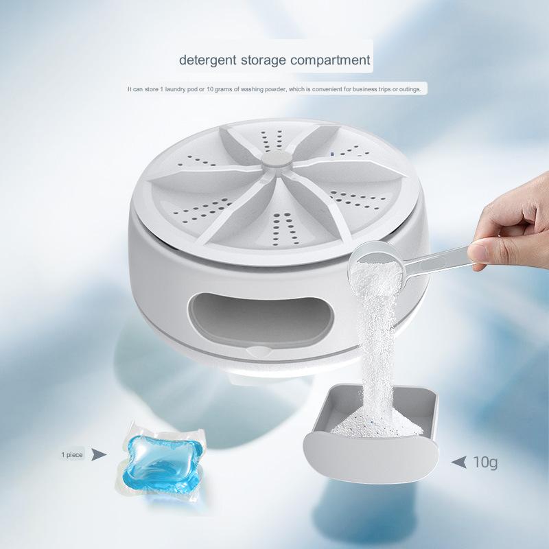 Portable Remote Control Mini Turbo Washing Machine