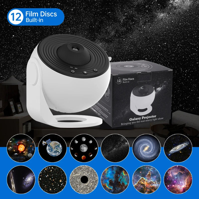 360 Rotate Planetarium Galaxy Projector Lamp